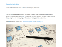 Tablet Screenshot of danielgoble.com